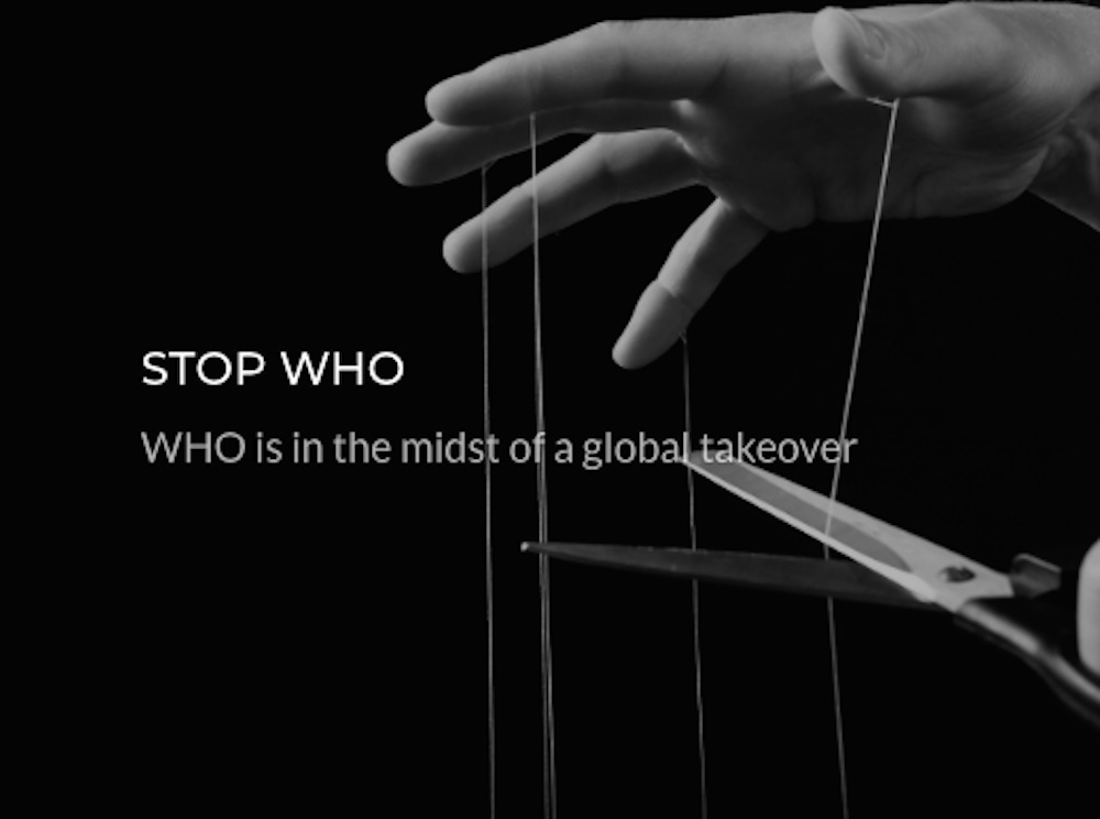 Stop The World Health Organization Global Takeover