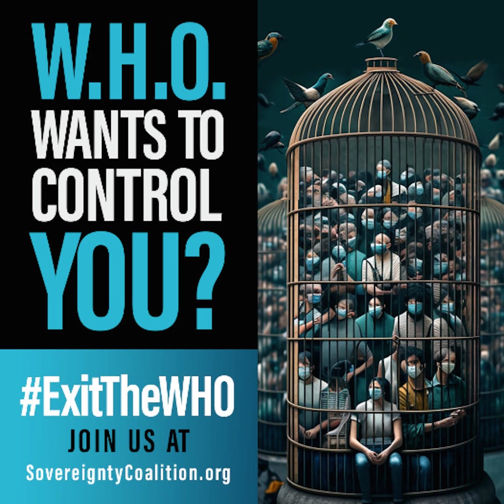 The WHO wants to control YOU