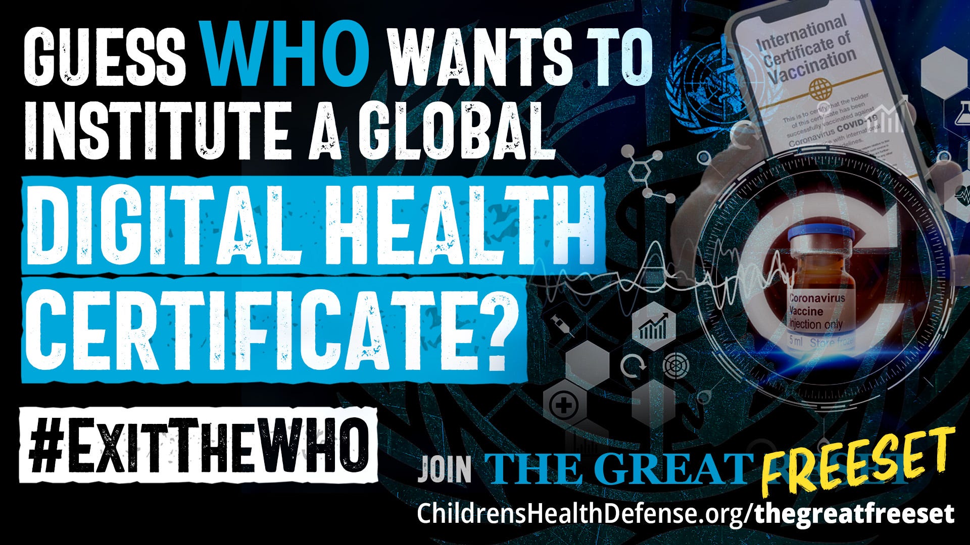 Say NO to Global Digital Health Certificates